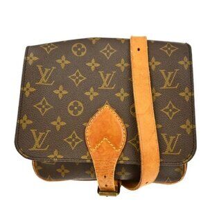 LOUIS VUITTON CARTOUCHIERE MM SHOULDER BAG MONOGRAM M51253 SL0970 RQ00440 BNN11